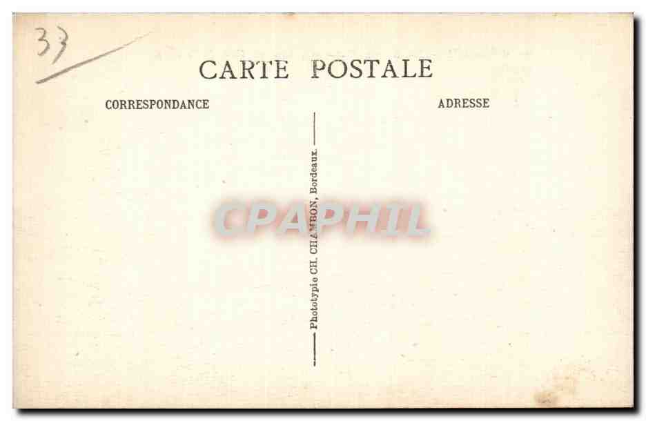 Bordeaux - Les Allees de Tourny - CPA  — Verso