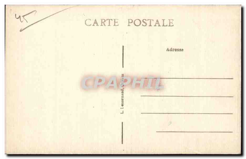 Orleans - La Rue Jeanne d Arc - CPA  — Verso