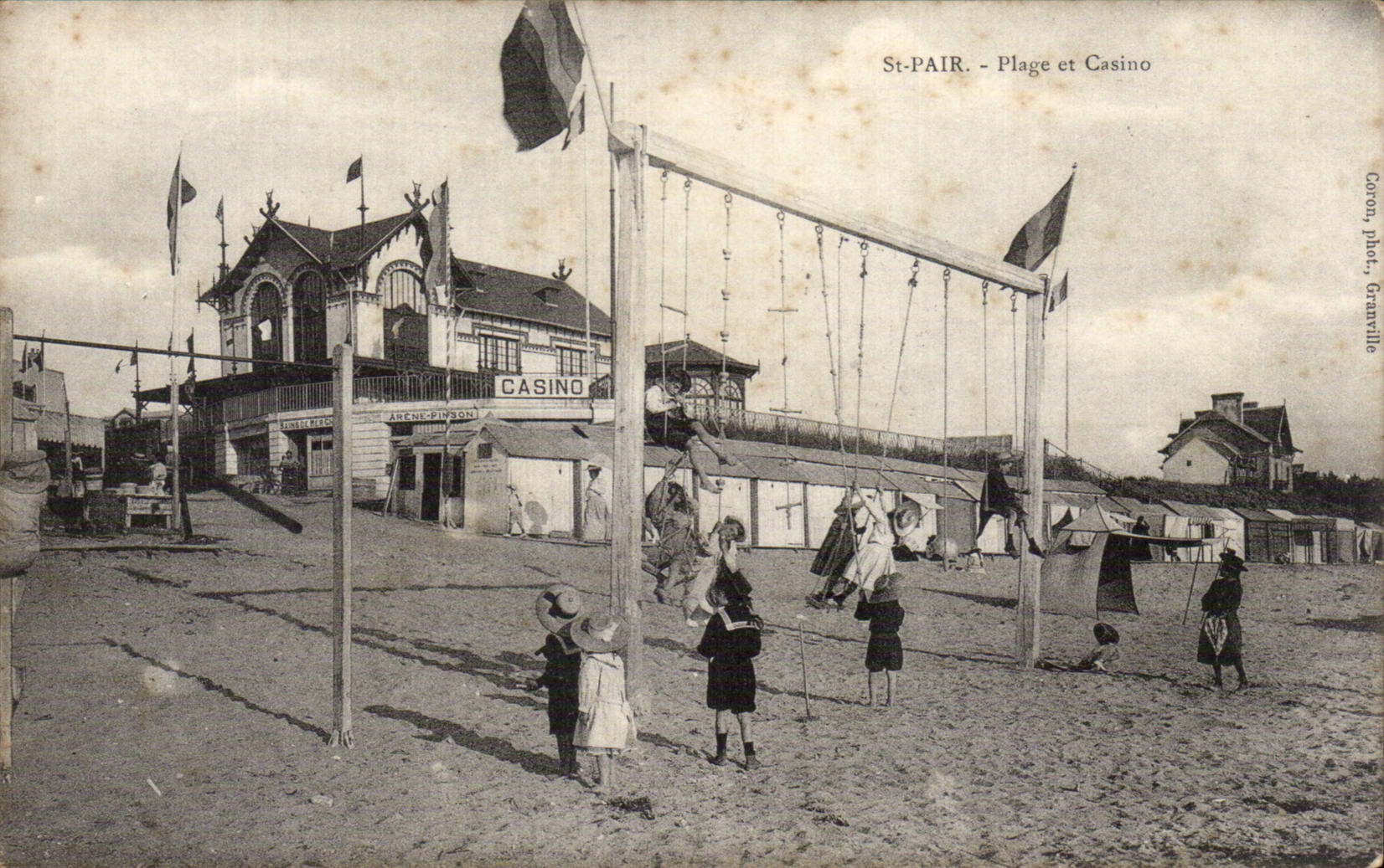 St-PAIR - Plage et Casino — Coton, phot. Granville