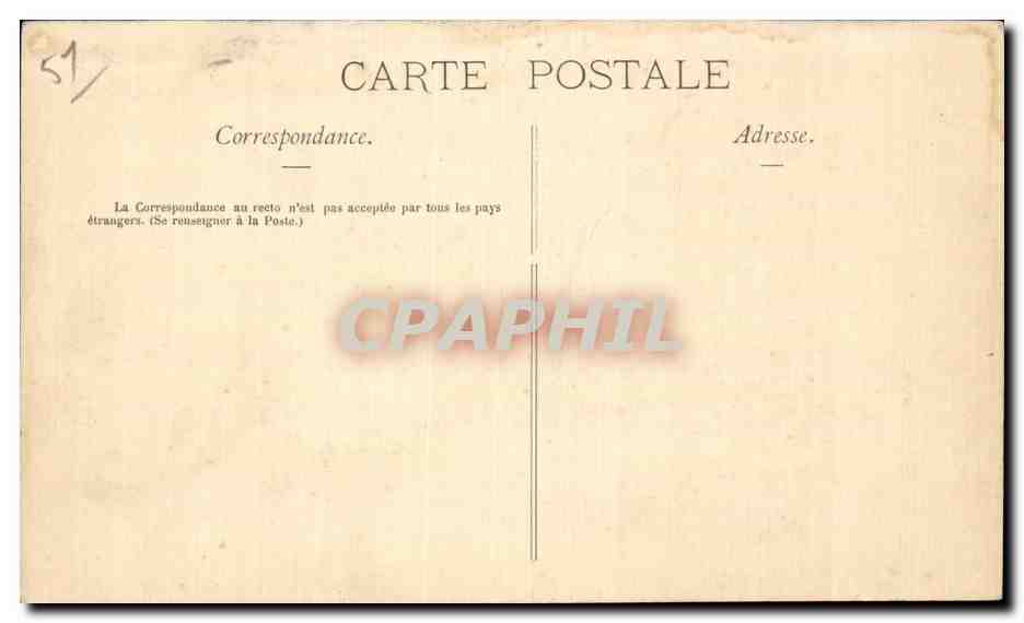 Reims - Pont de Bois sur la Vesle - CPA  — Verso