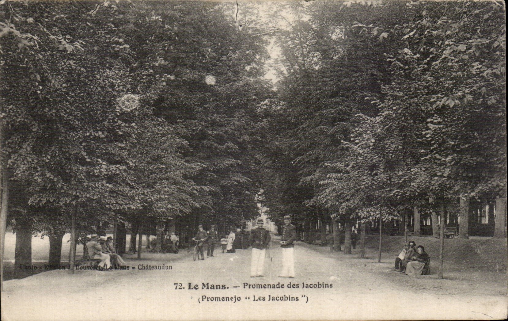 Le Mans - Promenade des Jacobins - CPA 