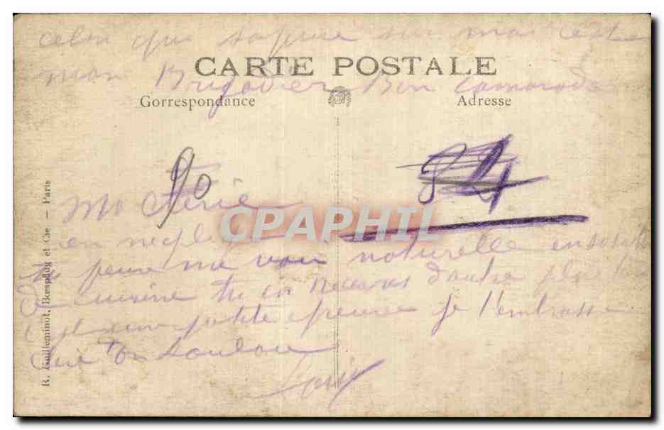 CARTE PHOTO Soldats Militaria  — Rückseite
