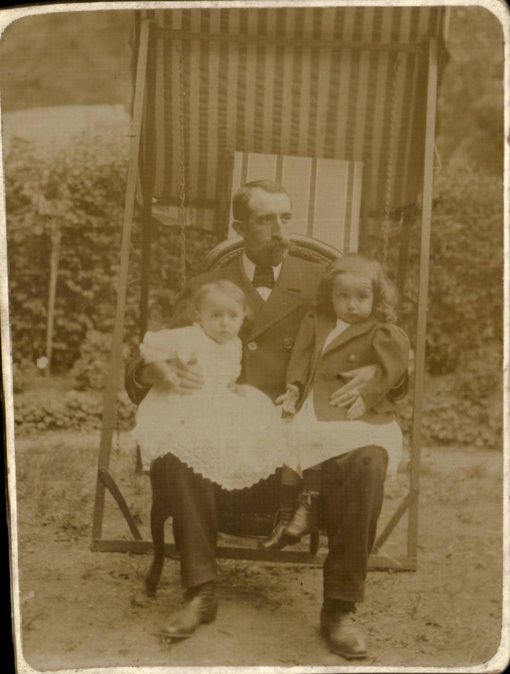 PHOTO Soldat et enfant Militaria 