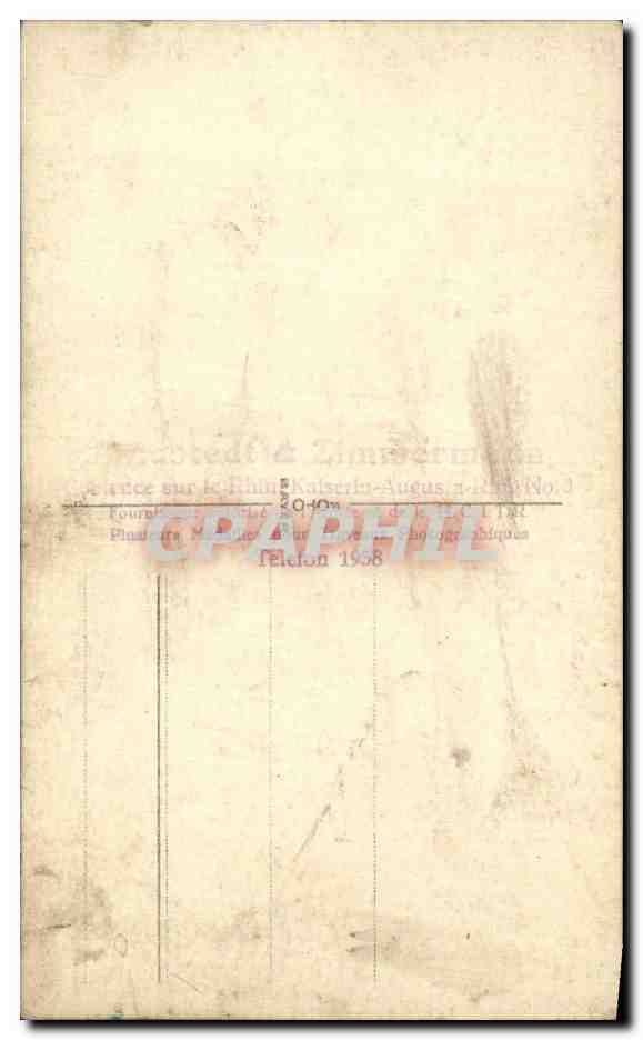 CARTE PHOTO Militaria Soldat Coblence Koblenz — Rückseite