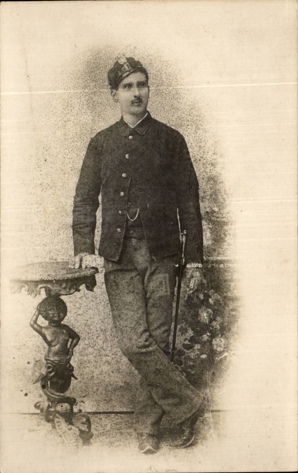 CARTE PHOTO Militaria Soldat