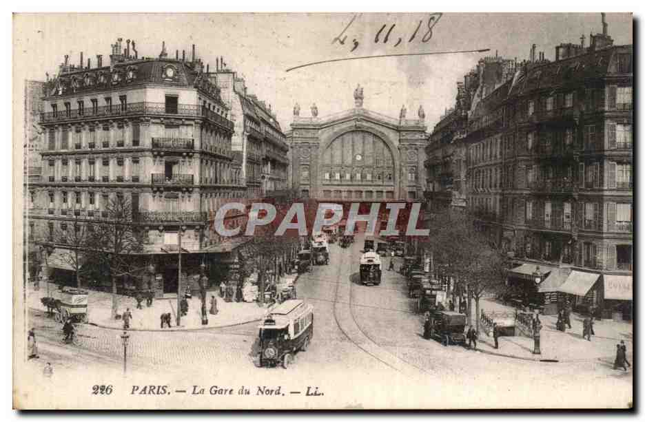 Paris - 10 - Le Gare du Nord - CPA 