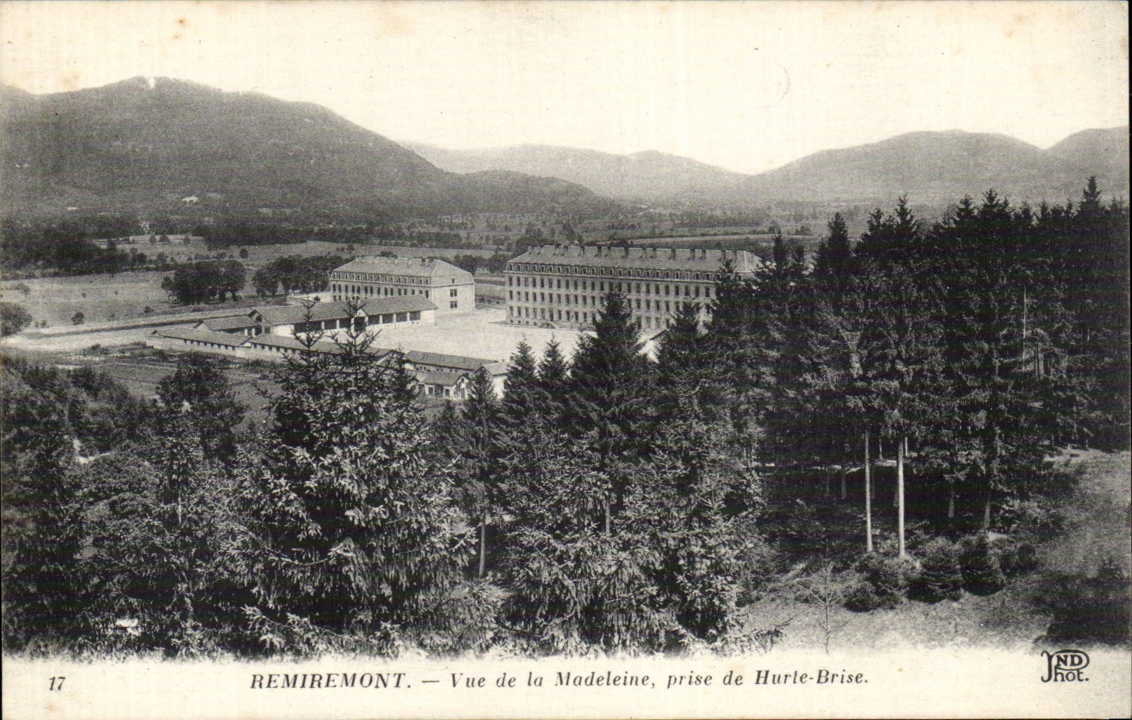Remiremont - Vue de la Madeleine prise de Hurle Brise - CPA 