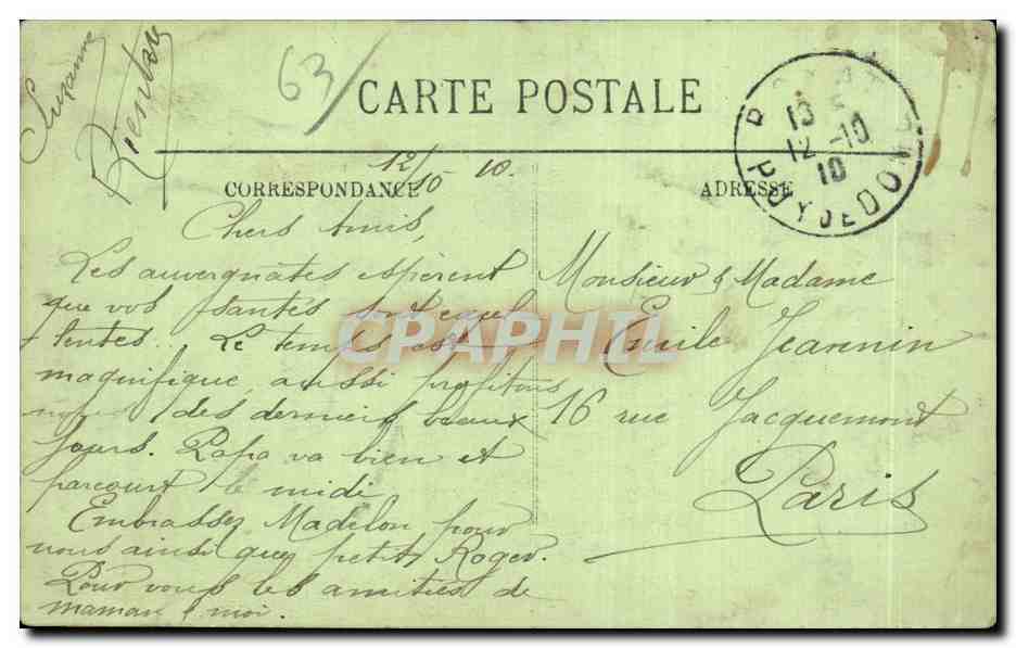 L'Observatoire du Puy de Dôme — LL. — AUVERGNE — Reverso