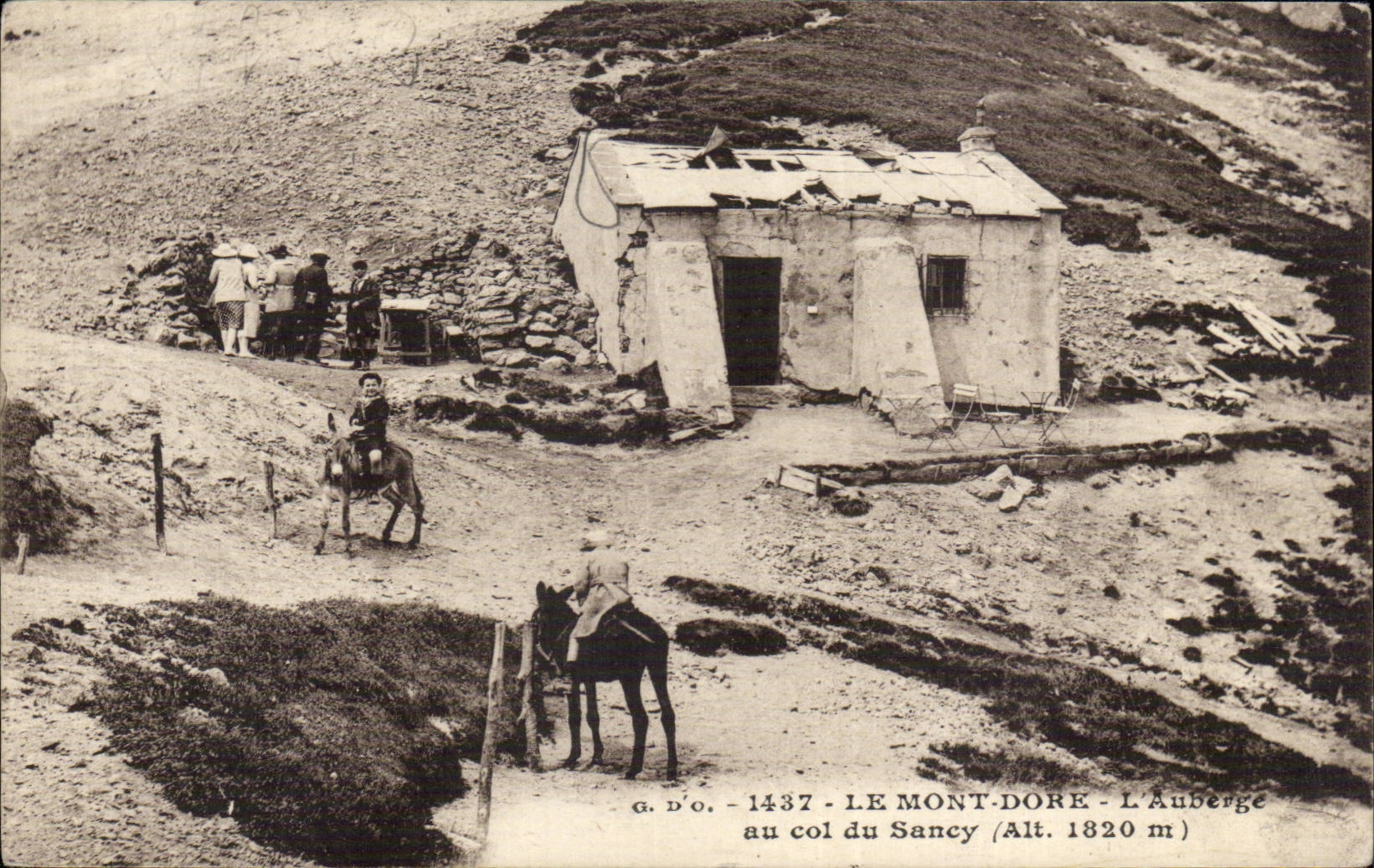 Le Mont-Dore - L'Auberge au col du Sancy (Alt. 1820 m) — G. D'O. - 1437