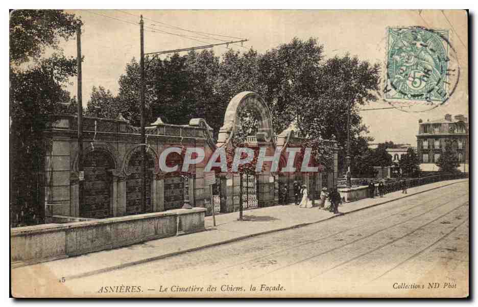 Asnieres - Le Cimetiere des chiens - CPA 