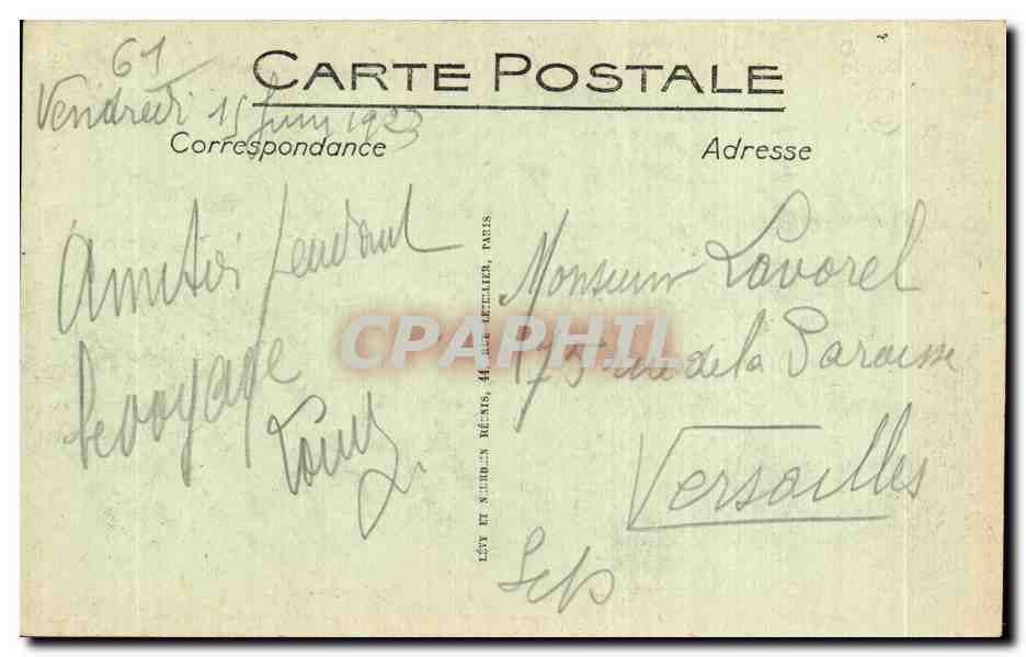 Bagnoles-de-l'Orne — La Terrasse du Casino — LL. — Rückseite