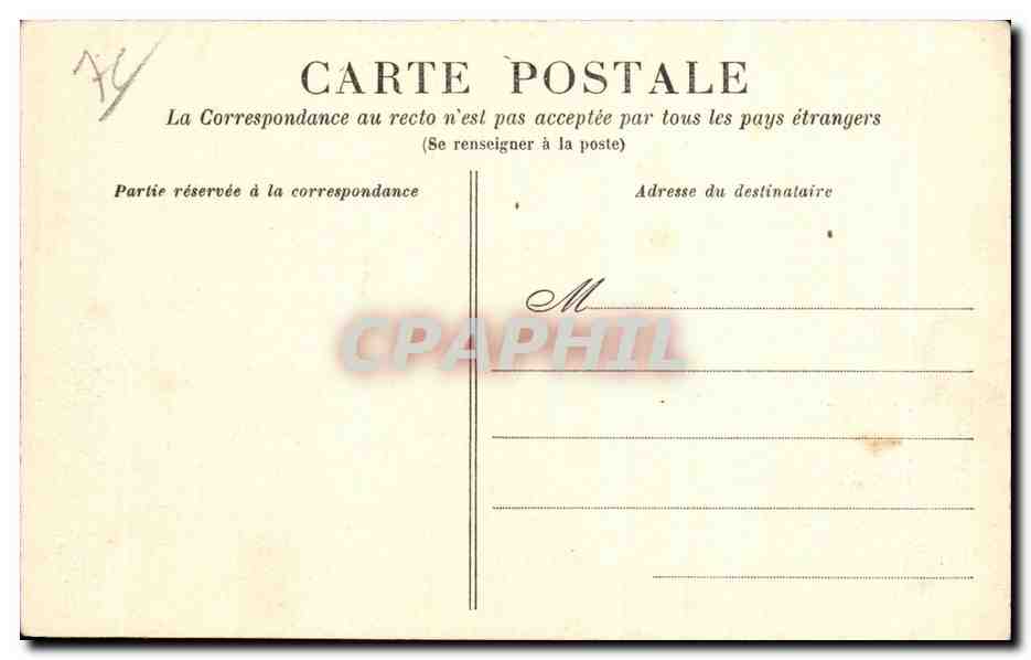 Tancarville - Le Chateau - CPA  — Rückseite
