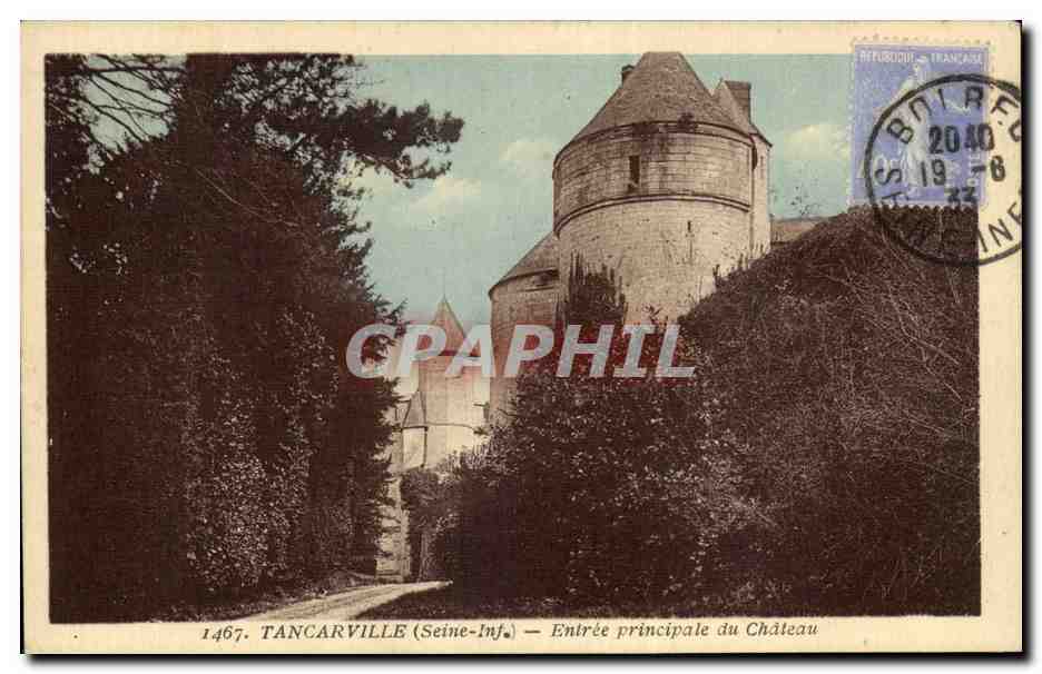 Tancarville - Entree du Chateau - CPA 
