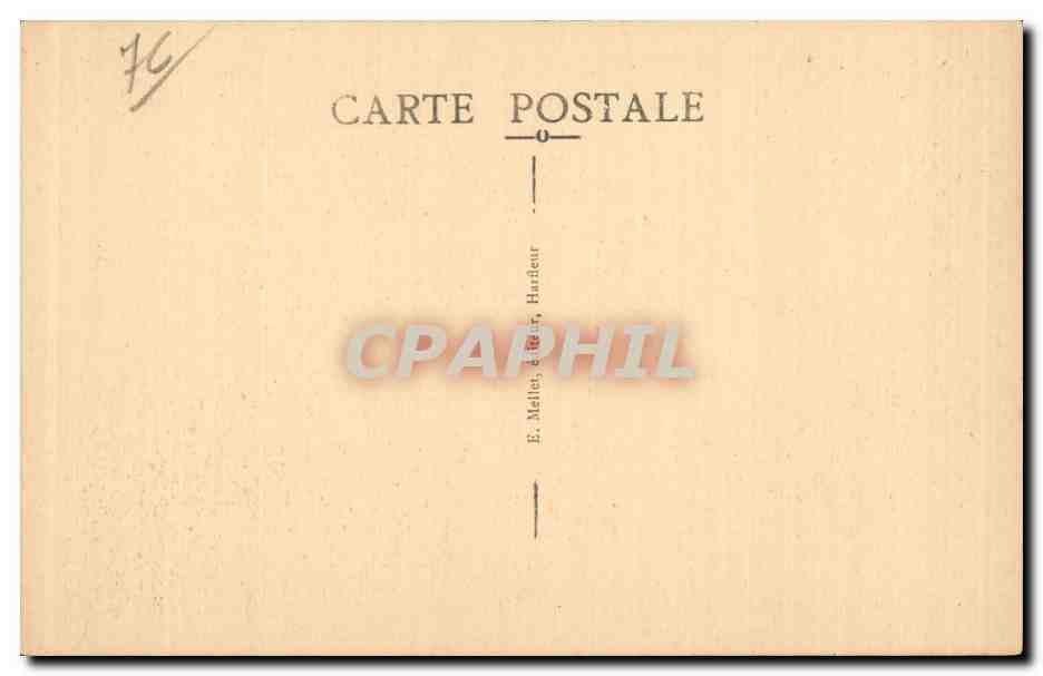 Tancarville - La Salle des Chevaliers - La Grande Cheminee - CPA  — Rückseite
