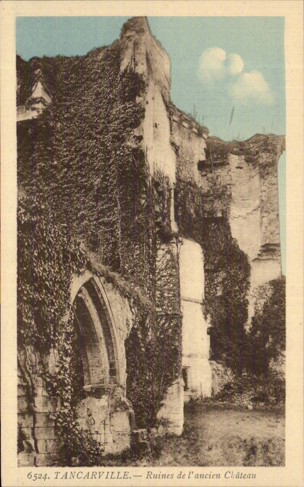 Tancarville - Ruines de l Ancien Chateau - CPA 
