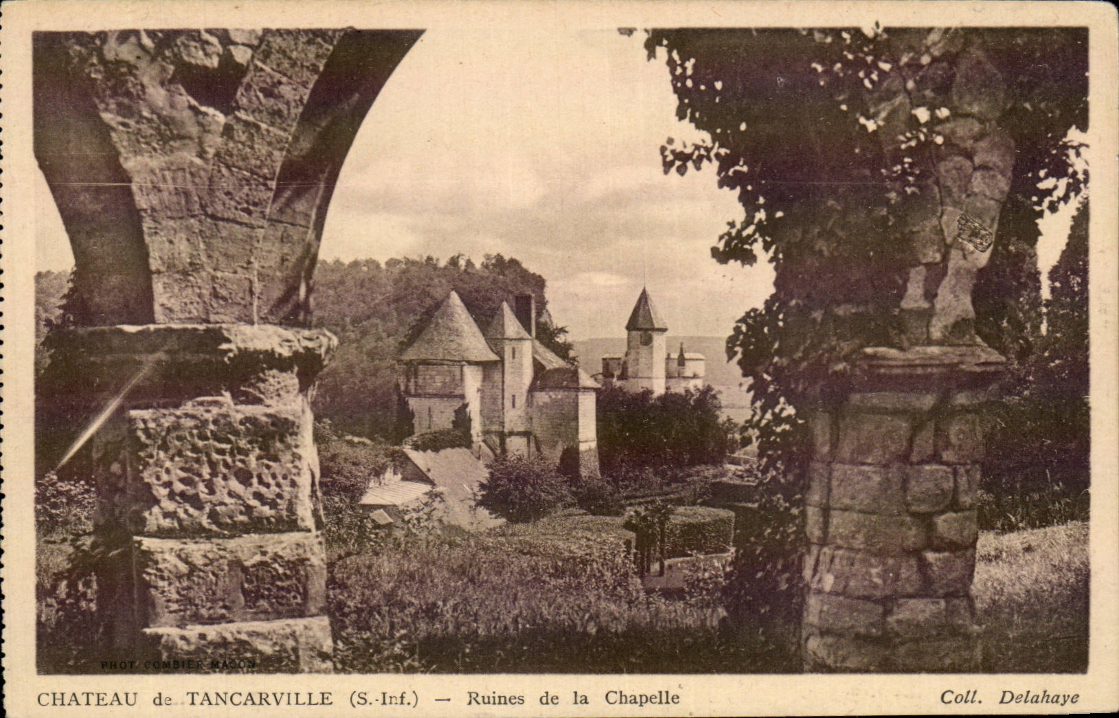 Tancarville - Ruines de la Chapelle - CPA 