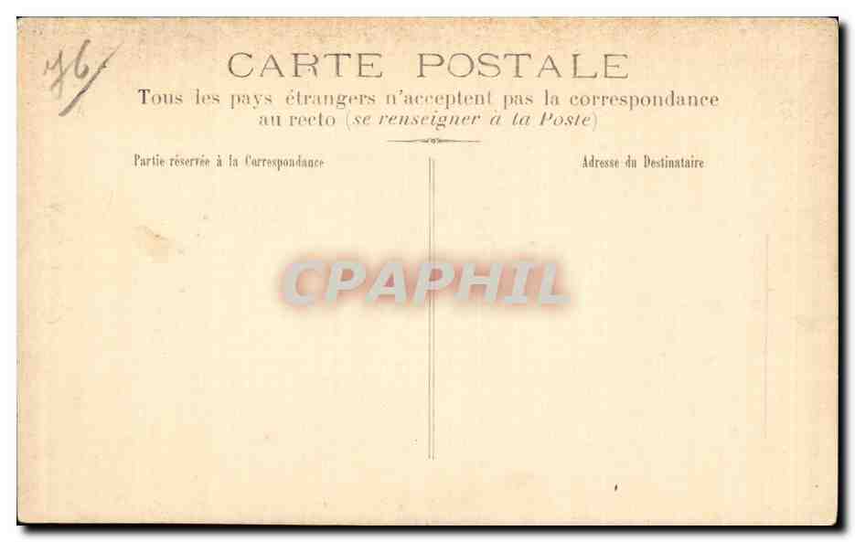 Tancarville - Ruines de la Chapelle - Les Portes - CPA  — Rückseite