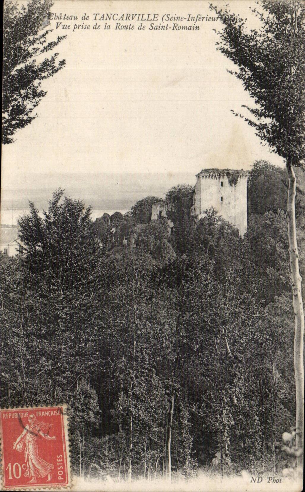 Tancarville - Vue Prise de la Route de Saint Romain - CPA 