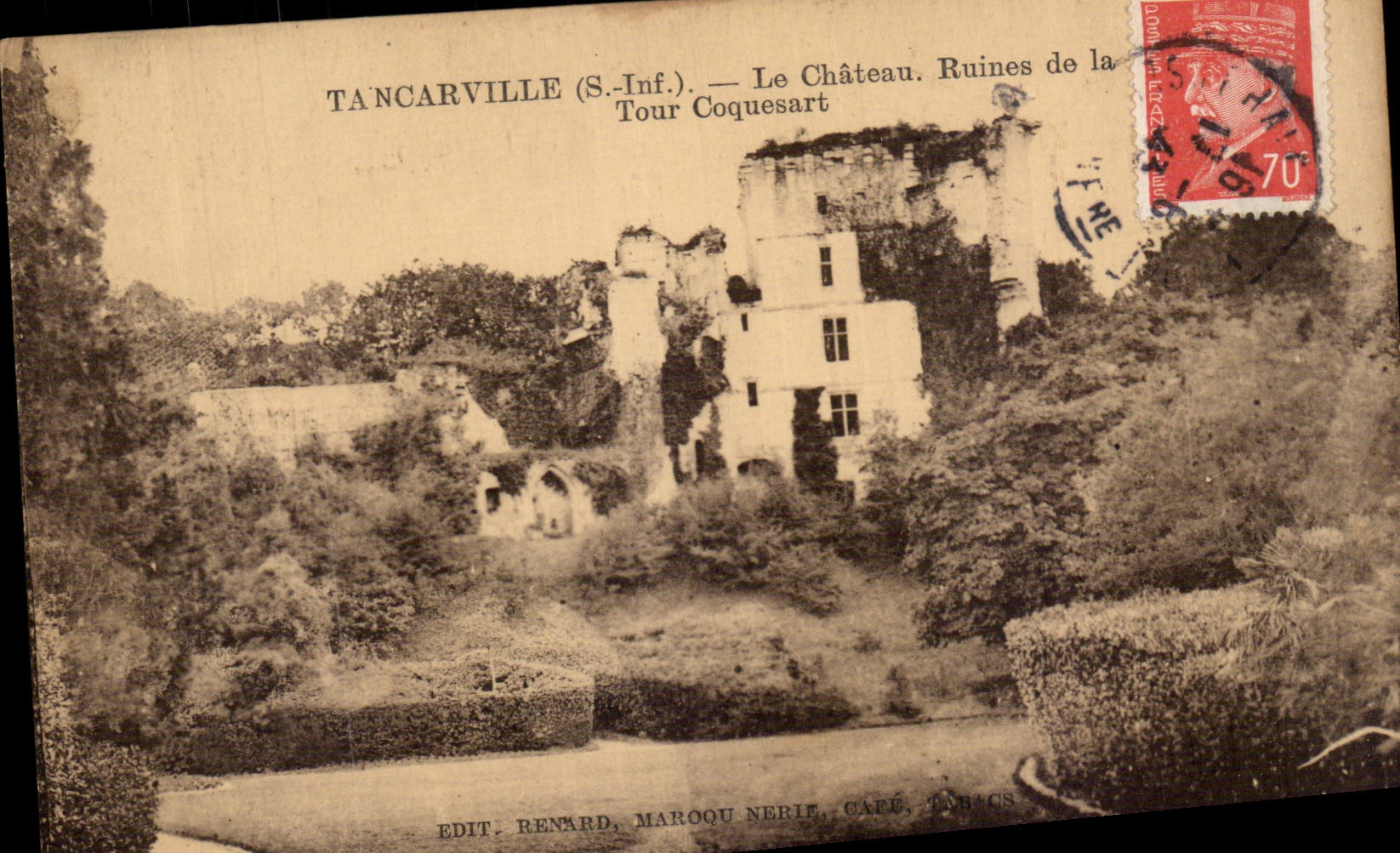Tancarville - La Tour Coquesart - Le Chateau - CPA 