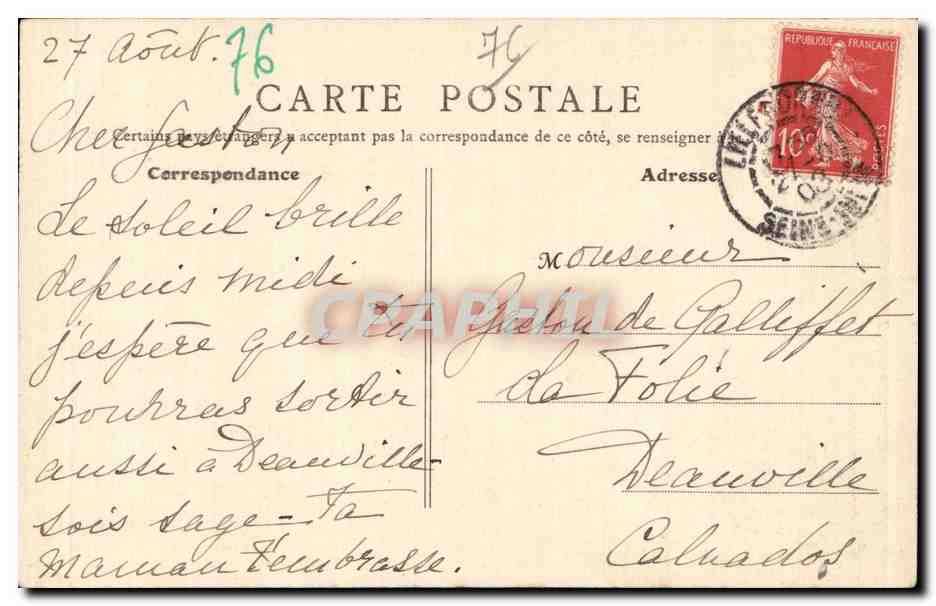 Tancarville - Le Chateau - Tour d Entree - CPA  — Rückseite