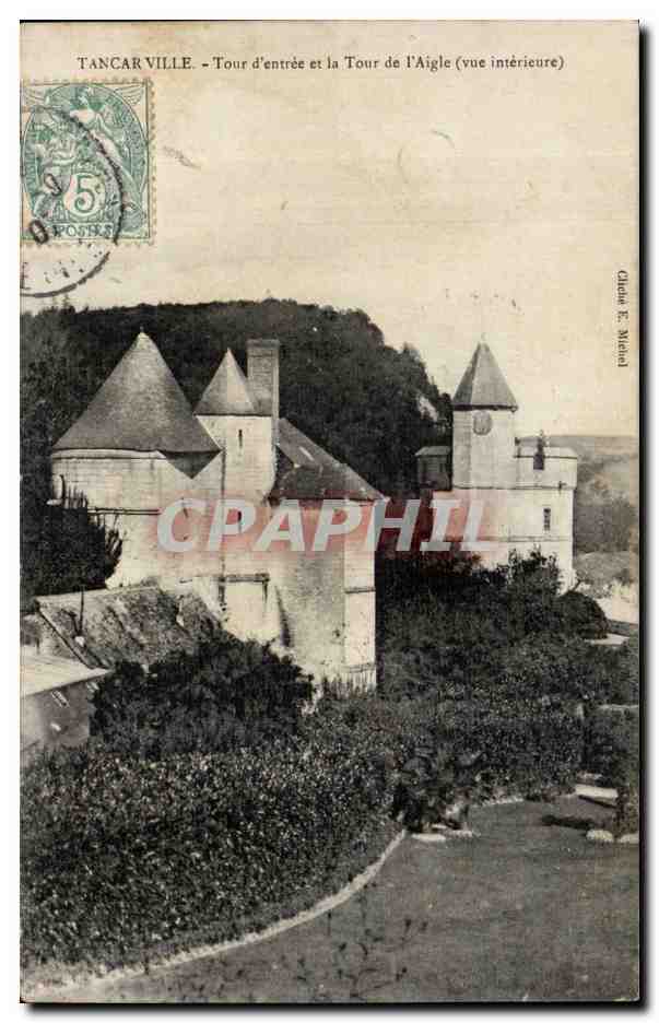 Tancarville - Le Chateau - Tour d Entree et la Tour de l Aigle - CPA 