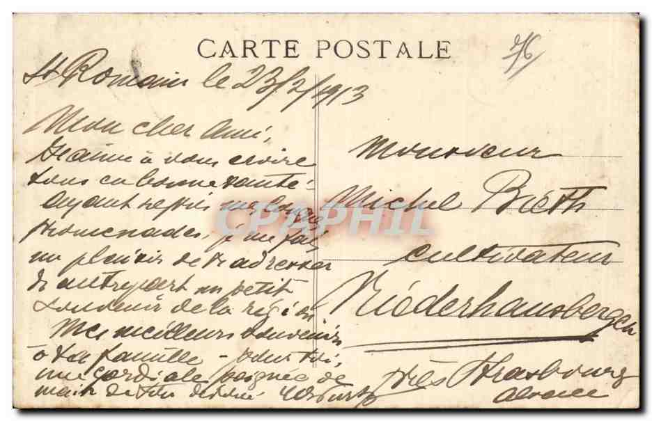 Tancarville (Seine-Inf.) — Le Château au XVIe siècle — E. Méllet, édit., Harfleur — Rückseite