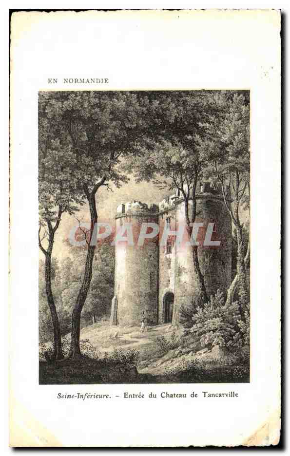 Tancarville - Entree du Chateau - CPA 