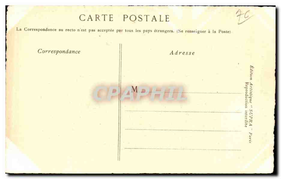 Tancarville - Entree du Chateau - CPA  — Rückseite