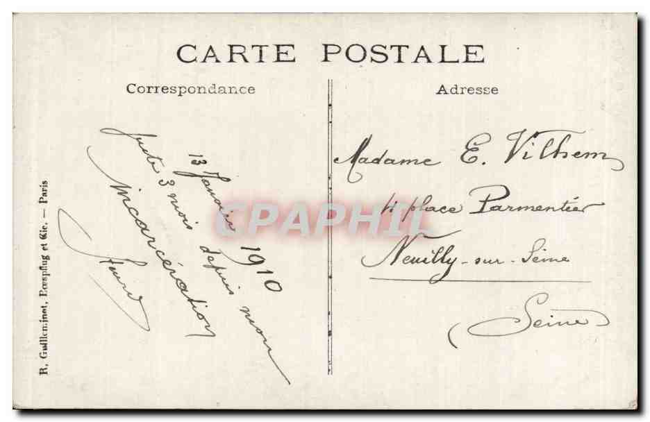 CARTE PHOTO Soldat Militaria  — Rückseite