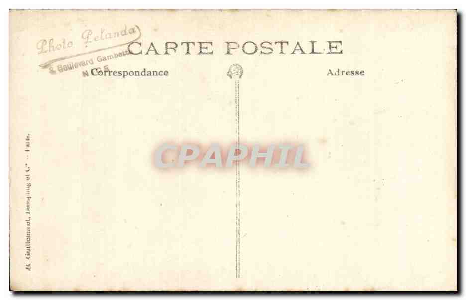 CARTE PHOTO Soldat Militaria Nice — Rückseite