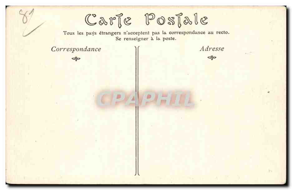 Castres - Le Carras et le Pont Miredame Lavandieres - CPA  — Rückseite