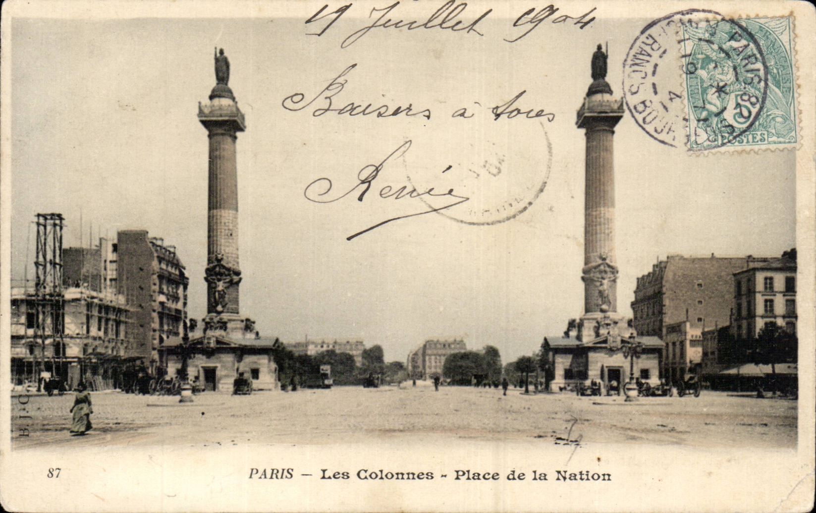 Paris - 12 - Place de la Nation - CPA 