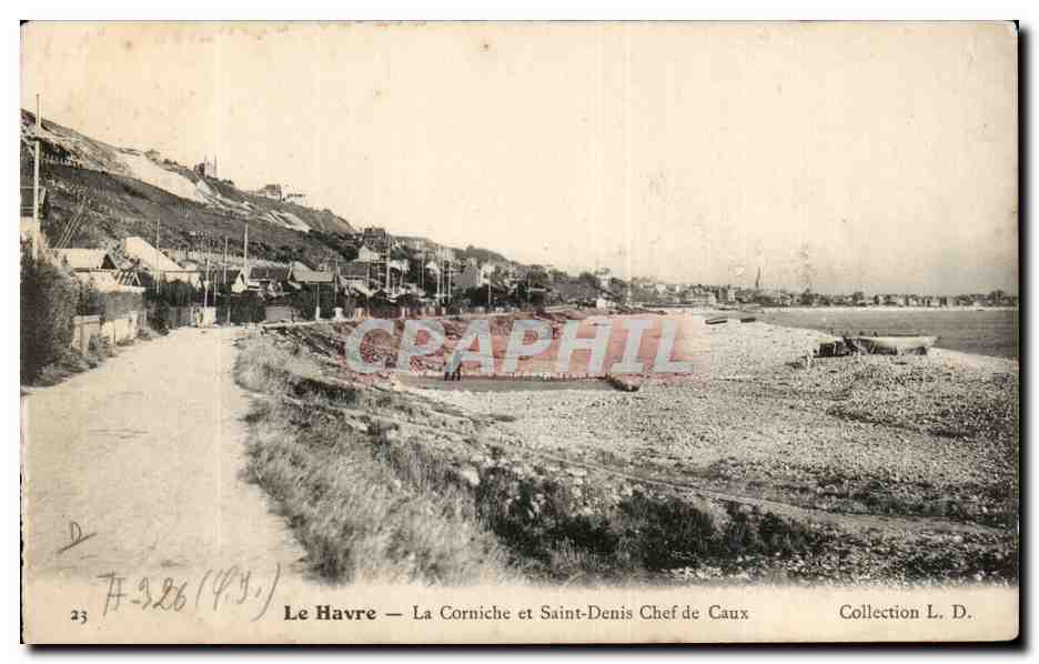 Le Havre - La Corniche et Saint Denis Chef de Caux - CPA 