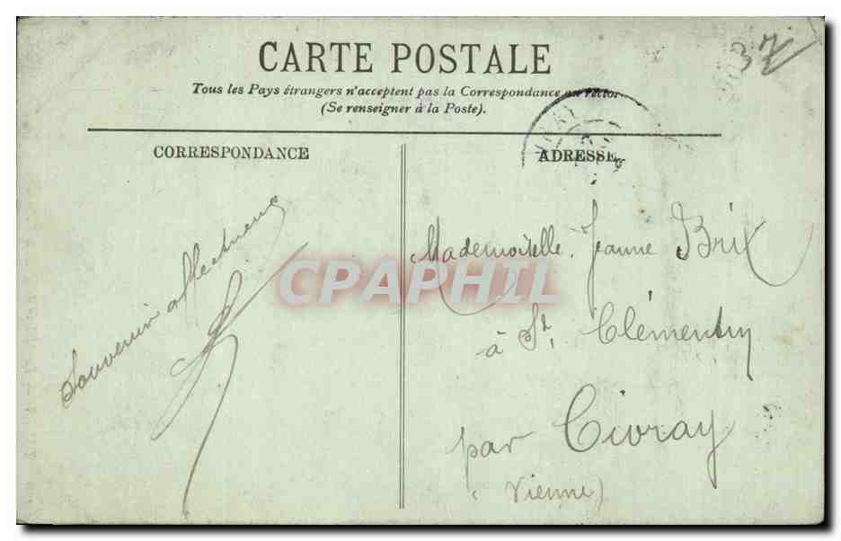 Tours - La Maison de Tristan l Hermite - La Porte - CPA  — Rückseite