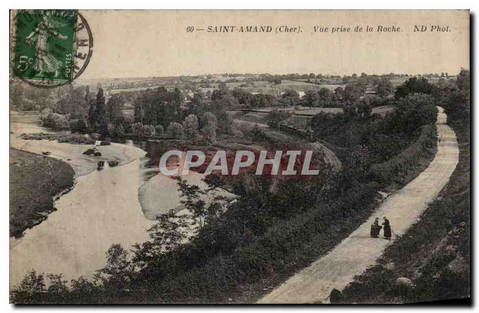 Saint-Amand (Cher) — Vista tomada desde la Roche — ND Phot.