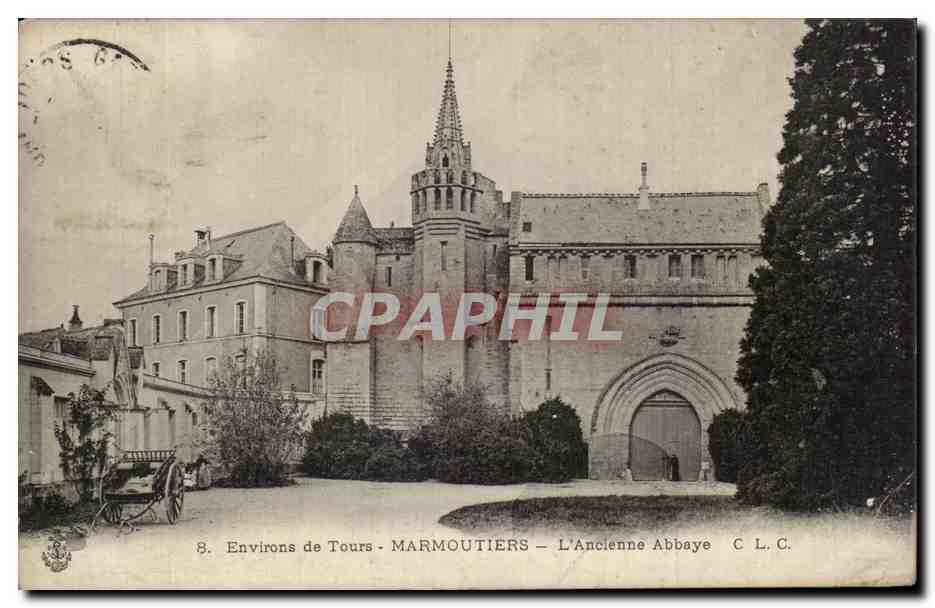 Environs de Tours - Marmoutiers - L Abbaye - CPA 