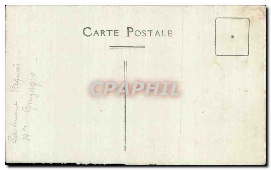 CARTE PHOTO Militaria Soldat — Rückseite