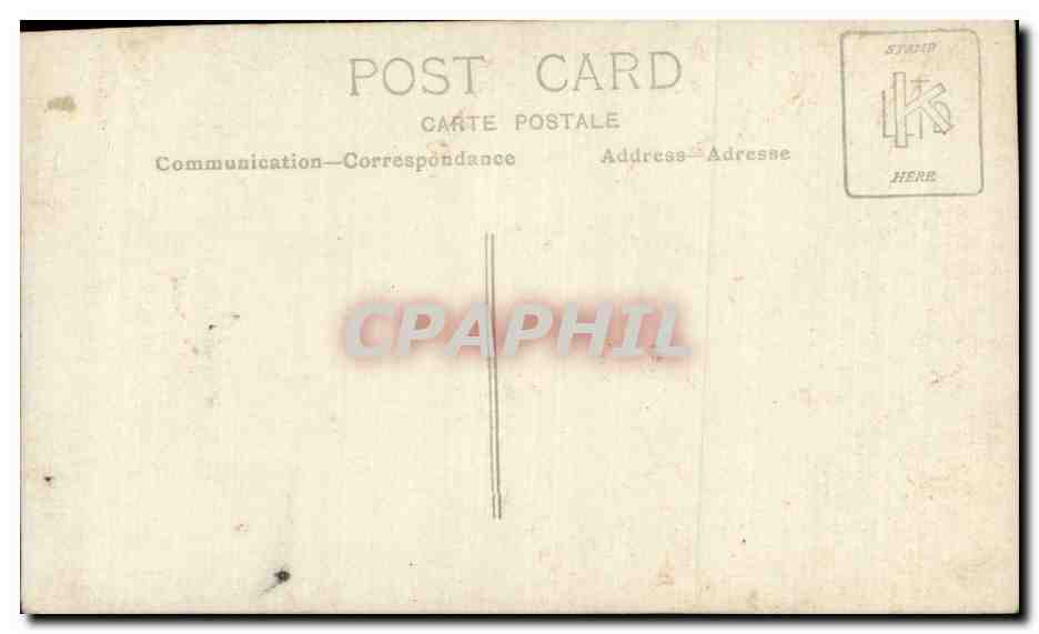 CARTE PHOTO Militaria Soldat  — Rückseite