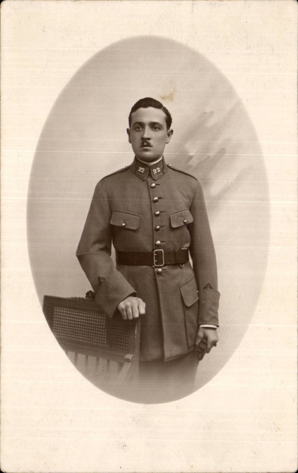 CARTE PHOTO Militaria Soldat