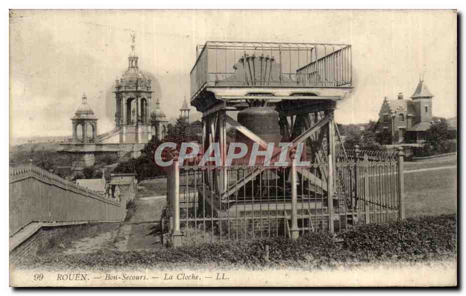 Rouen - Bon - Secours - Bonsecours - La Cloche - CPA 
