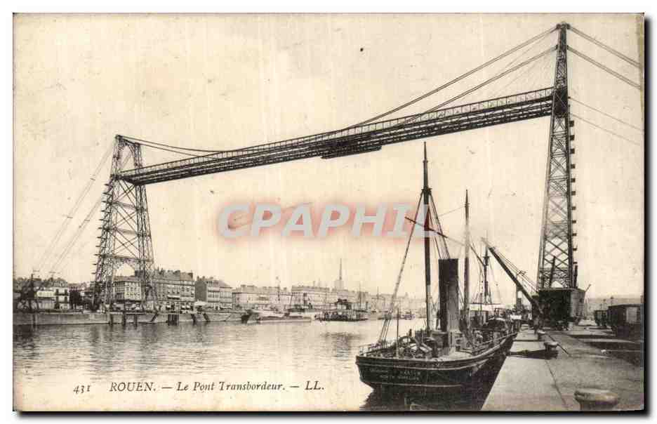 Rouen - Le Pont Transbordeur - CPA 