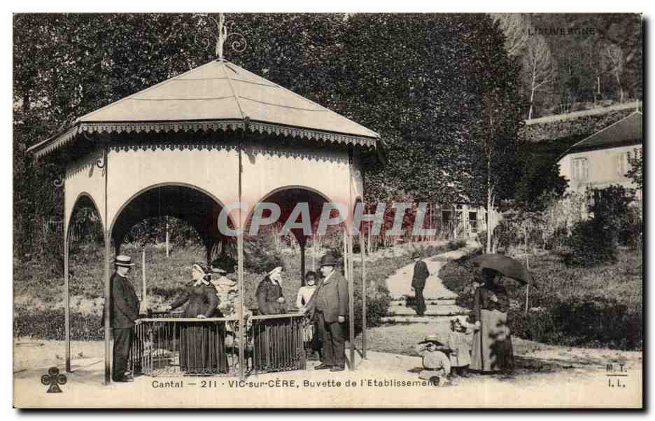 CPA Cantal Vic sur Cete Buvette de l etablissement