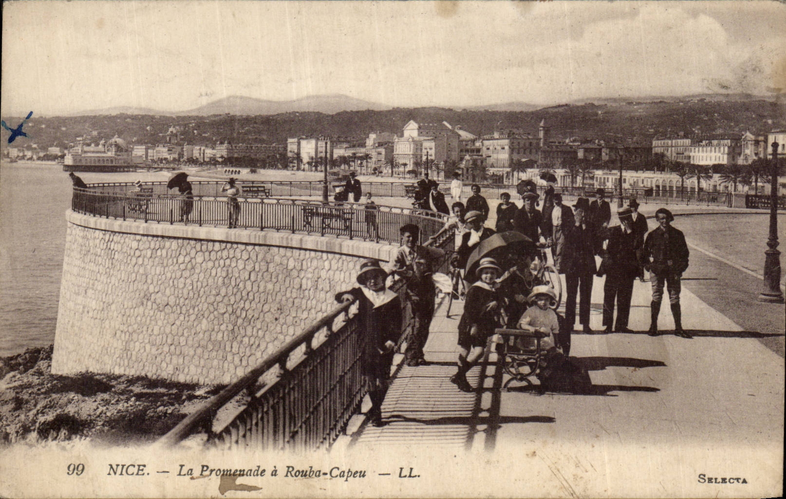 Nice - La Promenade a Rouba Capeu Enfants - CPA 