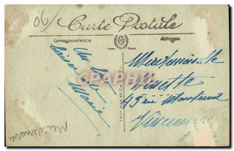 Nice - La Promenade a Rouba Capeu Enfants - CPA  — Verso