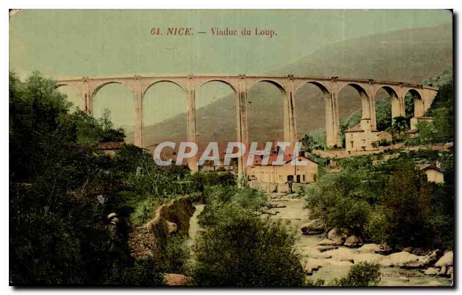 Nice - Viaduc du Loup - CPA 