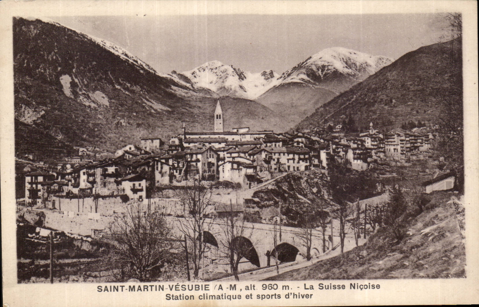 Saint-Martin-Vésubie — Station climatique et sports d'hiver — J. Gilletta, photographe, Nice