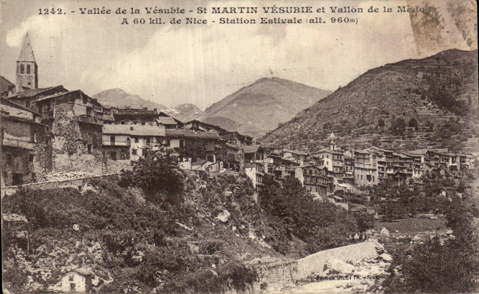 Vallée de la Vésubie - St MARTIN VÉSUBIE et Vallon de la Médo - Station Estivale (alt. 960m) - Édition Gilet, Nice