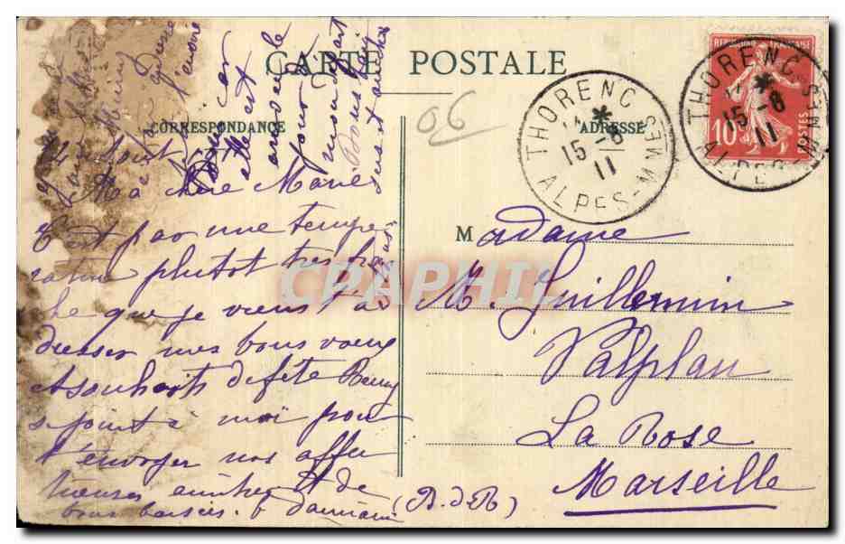 Station Alpestre de Thorenc - Vue prise de l Ouest - CPA  — Rückseite