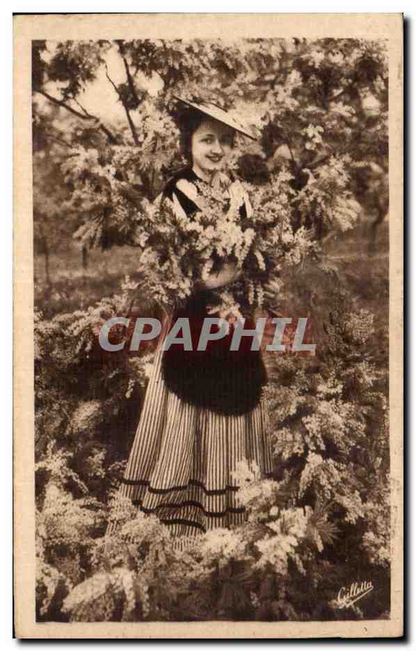 Nice - Jolie Femme - Costume du Pays - Folklore - CPA 