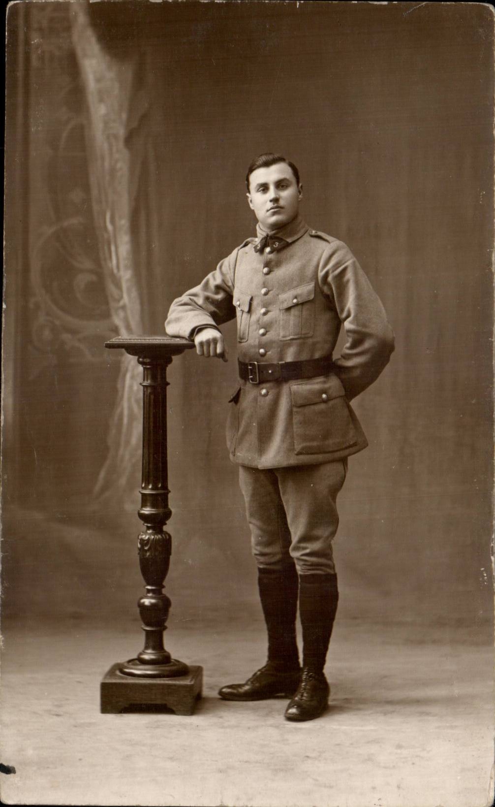 CARTE PHOTO Militaria Soldat